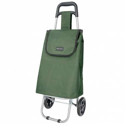 VERTICAL STUDIO klappbarer Einkaufstrolley 35 L dunkelgrün 170754961-170754955