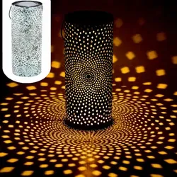 Vintage Solarlaterne Solar Laterne Windlicht Lampe Outdoor Swann Grün