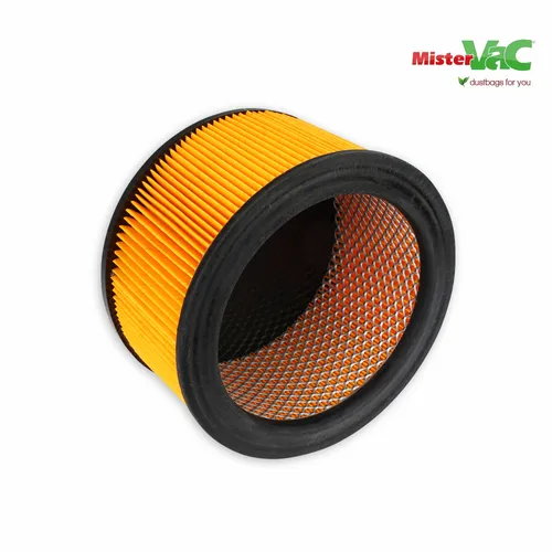 MisterVac Lamellenfilter Ersatzfilter kompatibel mit Lavor Whisper V8