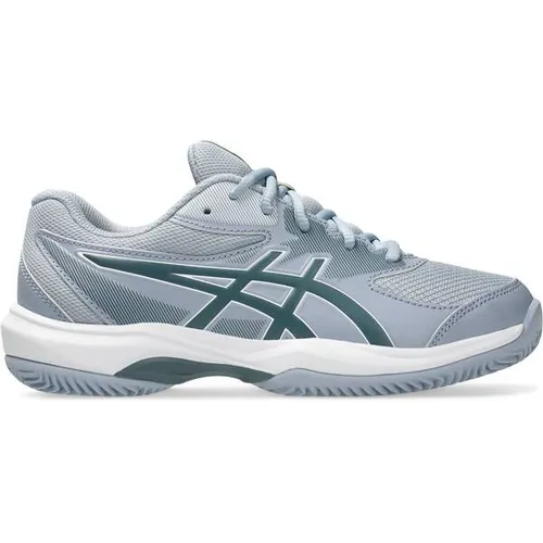 Asics Tennisschuhe Gel Game GS für Kinder (Größe 38) - Bequeme und strapazierfähige Tennisschuhe für junge Sportler*innen, ideal für den Einsatz auf Sand- und Hartplätzen. Die TRUSSTIC Technologie sorgt für Stabilität und Flexibilität.