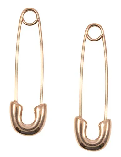 Happiness Boutique Damen Ohrringe Sicherheitsnadel Rosegold | Feine Ohrringe im Sicherheitsnadeldesign Edelstahlschmuck