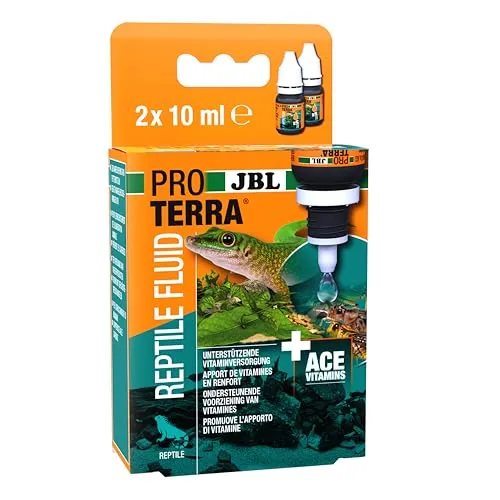 JBL Proterra Reptile Fluid 2x10 ml Vitamine und Spurenelemente für Terrarientiere