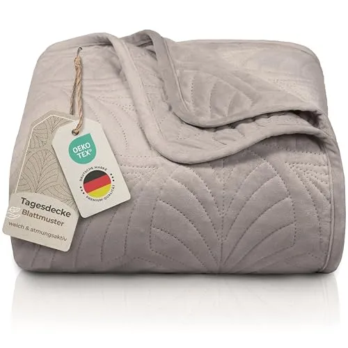 Gräfenstayn Tagesdecke Premium in braun von Gräfenstayn
