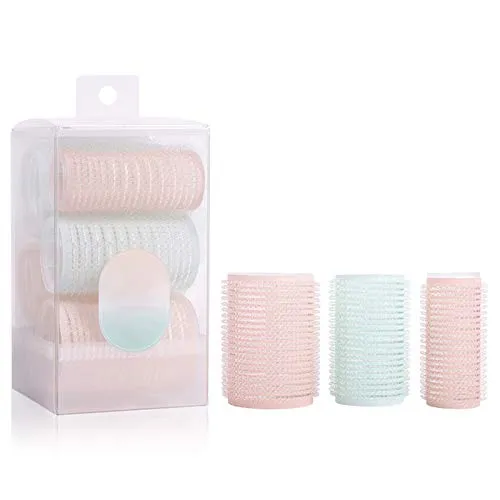 Uymaty Lockenwickler,Salon Friseur Lockenwickler,6PCS Self Grip Hair Rollers Set mit 3 Größen,Salon Friseur Lockenwickler DIY Curling Tool Locken und Styling von langen Haaren,kurzen Haaren und Pony