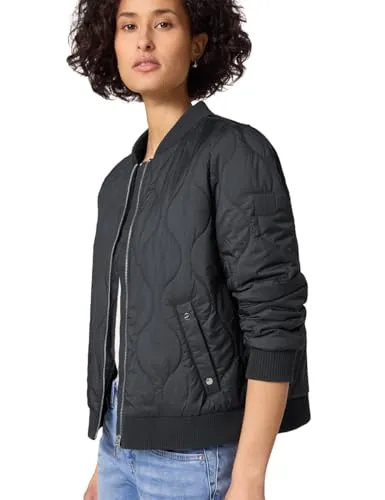 Street One Damen Blouson - Moderne Steppjacke mit Rundhalsausschnitt und Reißverschluss, ideal für lässige Outfits und vielseitige Trageanlässe.