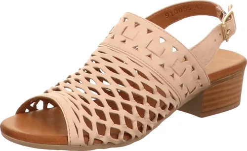 Manitu Sandaletten in Rose/Pink - Komfortabel und Stilvoll - Wanderschuhe mit modernen Cut-Outs und verstellbarem Fersenriemchen, ideal für stilbewusste Schritte in der Natur.