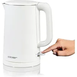 Cloer 4321 Wasserkocher – 1,5L in weiß von Cloer