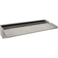 Ubbink Design Wasserfall Element Niagara LED Wall 60cm Edelstahl - Sonstige Gartendekorationen – Edles Wasserfall-Element aus rostfreiem Edelstahl mit 35 warmweißen LEDs für stimmungsvolle Beleuchtung und einfachen Einbau in Wände oder Steinkörbe.