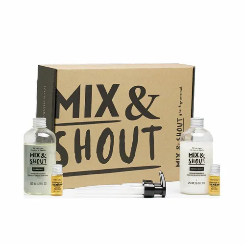 Mix & Shout Haarpflege-Set ROUTINE REPAIR LOT 4 pz - Shampoos für intensive Haarreparatur, 4-teiliges Set für strahlend schönes Haar und gesunde Kopfhaut.