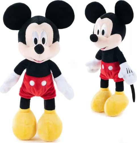 Disney Micky Maus Maskottchen 43 cm - Weiches Plüschspielzeug, ideal zum Kuscheln und Spielen für Kinder jeden Alters