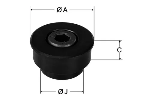 Röhm Spannrolle 92/125 für Trägerbacken - 169389 - Hochwertige Spannrolle für Trägerbacken, kompatibel mit allen Größen, optimal für präzise Spanntechnik. Durchmesser: 28 mm, Höhe: 10 mm - ideal für den professionellen Einsatz.