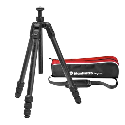 Manfrotto Befree GT PRO Tripod Legs - Professionelles Carbon-Reisestativ, leicht und tragbar, ideal für DSLR und spiegellose Kameras