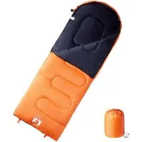 vidaXL Deckenschlafsack für Erwachsene - Schlafsäcke für 3-4 Jahreszeiten, langlebig, wasserfest und ideal für Camping, Wandern und Reisen. Genieße Komfort und Wärme mit praktischen Features wie einem doppelseitigen Reißverschluss und einfachem Transport.