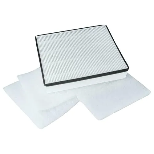 vhbw Filter-Set kompatibel mit Vallox KWL 080 SC, 080 SE, 090 SC, 090 SE, 091 SC, 90 K MC, 90 K SC Luftbefeuchter, Luftreiniger - 3x Ersatz-Filter