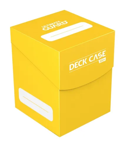 Ultimate Guard Sammelkarte Deck Case 100+ Standardgröße Gelb - Deckbox für 100+ Karten, sicher und ideal für Sammler ab 6 Jahren