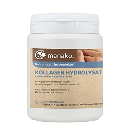 manako Kollagen Hydrolysat (Collagen) Pulver, 250 g Dose