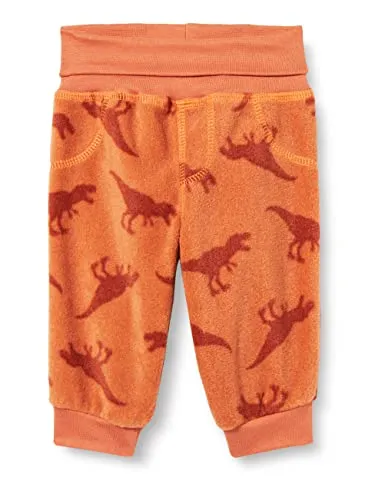 Playshoes Unisex Kinder Fleece-pumphose Baby-Hose, Dinos, 92 EU