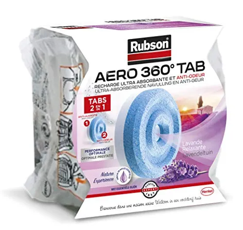 Rubson 1844914 Nachfüllpack für Luftentfeuchter Aero 360, weiß, 1847205