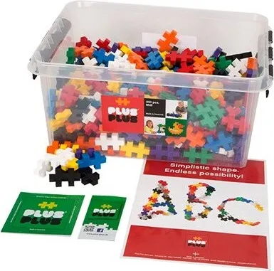 Plus-Plus Bauset BIG basic 400 Teile buntes Konstruktionsspielzeug