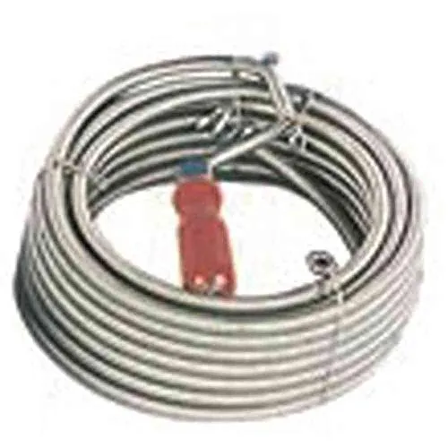 KWB Rohrreinigungsspirale 10 m - Effektive Rohrreinigung - Rohrreinigungswelle für den Haushalt, ausgestattet mit Halteschlauch und Handkurbel für müheloses Arbeiten und optimale Reinigungsergebnisse.