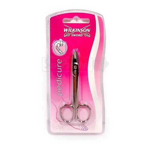 Wilkinson Pediküre Fußnagel-Schere - Hochwertige Fußnagelschere aus gehärtetem Stahl, ergonomisch geformt für präzises Kürzen und Formen. Mit justierbarer Echtverschraubung für individuelle Anpassung. Ideal für die Pediküre.