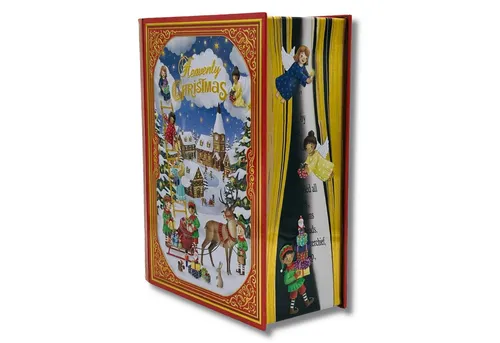 MediMuc Keksdose Große Buchdose Heavenly Christmas von MediMuc