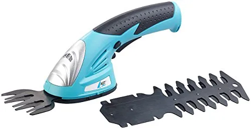 AGT Rasenschere: 2in1-Gras- und Strauchschere mit Li-Ion-Akku, 3,6 V, 1,3 Ah, 1100 U/m (Akku Rasenschere, Rasentrimmer, Heckenschere)