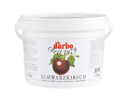 darbo Fruchtaufstrich, Darbo Schwarzkirsch Fruchtaufstrich mit natürlichem Fruchtaroma 2000g