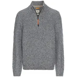 camel active Herren Strickpullover mit Troyer-Kragen von camel active