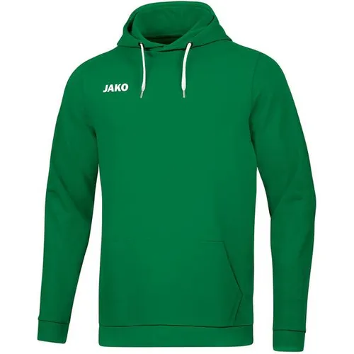 JAKO Kinder Kapuzensweatshirt Base, Sportgrün, 152 - Hoodies für aktive Kinder, mit bequemer Kapuze und ideal für Sport und Freizeit, sorgt für perfekten Tragekomfort.