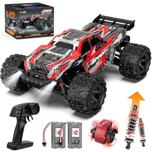 Gaeymy Ferngesteuertes Auto 40 KM/H, 1:18 Schnell RC Auto für ab 8 Jahre Kinder und Erwachsene, 2,4 Ghz 4WD Remote Control Car Drift Truck, RC Buggy Offroad Klein für Rennauto Draußen Geländegängig