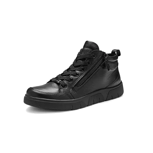 Ara Adult ROM Damen-Sneaker Gr. 40 - Bequeme Damen-Sneaker aus hochwertigem Leder mit flachem Absatz, ideal für den Alltag und lange Tragezeiten.