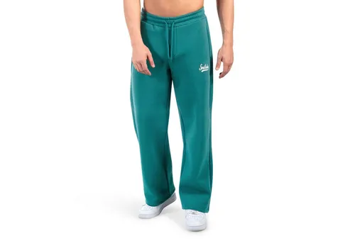 Smilodox Jogginghose Lorik - Bequeme Sweathose in Dunkelgrün - Bequeme Sweathose mit elastischem Bund und seitlichen Eingrifftaschen. Ideal für entspannte Tage und aktive Freizeit. Aus weichem Material für hohen Tragekomfort.