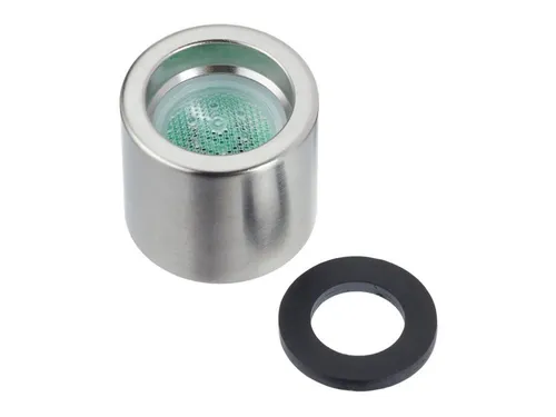 Dornbracht Strahlregler Luftsprudler M18 x1, Platin gebürstet - Strahlregler für effizienten Wasserfluss mit 7,0 l/min, ideal als Original Ersatzteil für Dornbracht Meta 02 und Tara Serie.