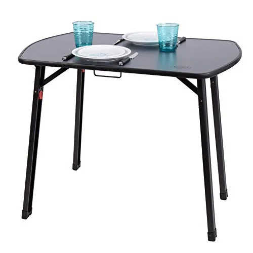 Campingtisch Bustisch Multi | Schwarz | 90x60x74cm Alu | klappbar |stabil