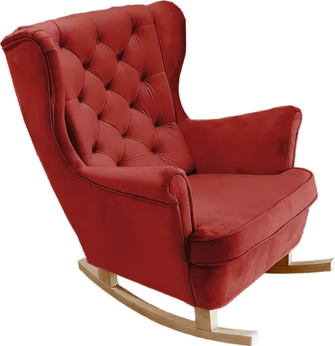 DomoHome Relaxsessel Armlehnensessel Armlehnen Fernsehsessel Loungesessel Polstersessel Couchsessel Armsessel Chair Wohnzimmersessel Ohrensessel | 102x81x95cm | Burgundy_29834