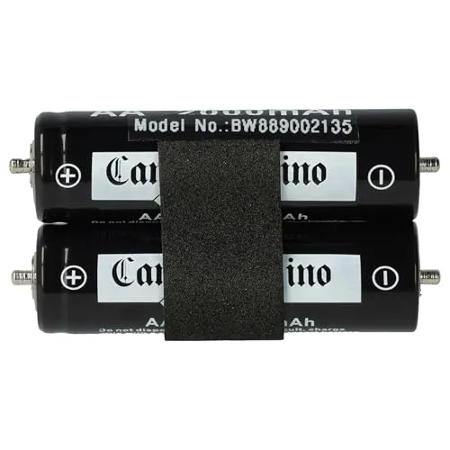 Produktbild vhbw Akku kompatibel mit Panasonic ERDGP72, ER-FGP72, ER-DGP72, ERHGP72, ER1612, ERFGP72 Rasierer (2000 mAh, 1,2 V, NiMH)