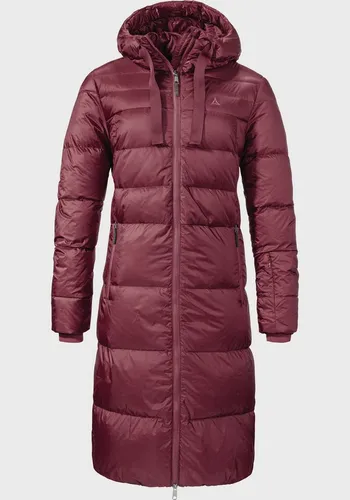 Schöffel Down Coat Kenosha Women acai (3825) 46 - Funktionsjacke für Damen mit RDS-zertifizierter Daunenfüllung, wasserabweisend, winddicht und optimal für Freizeit und Skifahren.