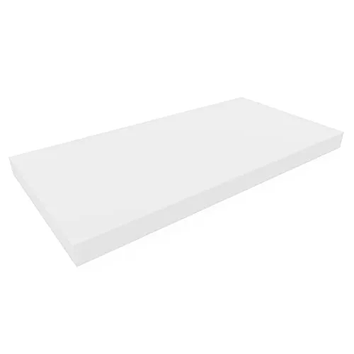 MSS e.K. Schaumstoffplatte RG 25/40 – 200 x 80 x 6 cm - Matratzenschutzbezüge: Hochwertige, schadstoffgeprüfte Schaumstoffplatte, weich bis mittelfest, ideal für individuelle Polsterungen und Matratzen-Topper.