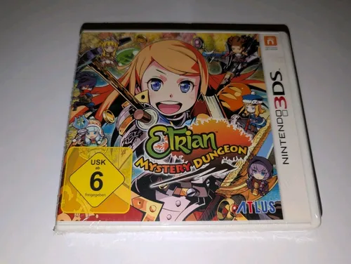Etrian Mystery Dungeon - Nintendo 3DS/2DS, Neu & Original - Rollenspiel für Nintendo 3DS/2DS, erlebe spannende Dungeons und strategische Kämpfe, USK ab 6 Jahren.