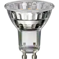 ledscom.de GU10 LED Leuchtmittel, PAR16, warmweiß (3000 K), 2,4 W, 227lm, 119°, Reflektorspiegel (silber)