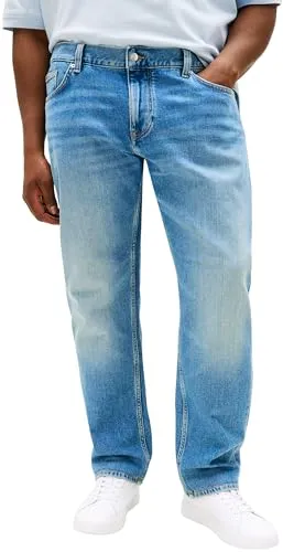 Tommy Hilfiger Big & Tall Gerade Jeans BT-RGL MADISON STR BENNET BLUE-B - Fitness-Kleingeräte und modische große Größen, diese bequemen Jeans bieten einen elastischen Denim-Stoff für optimalen Tragekomfort.