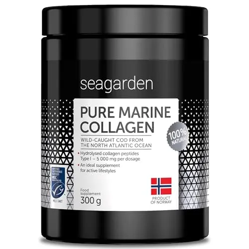 Seagarden Marine Collagen Pulver in schwarz von SEAGARDEN