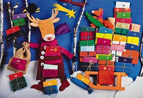 Mein großer Bastel-Adventskalender - Sonstiges: 24 kreative Bastelideen für die ganze Familie, die das Warten auf Weihnachten versüßen – ganz ohne Schokolade!