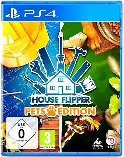 House Flipper - Pets Edition für PS4 - Simulation mit tierischen Renovierungsabenteuern, ideal für Tierliebhaber und kreative Spieler
