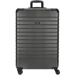 SOMKO Koffer Line - 4-Rollen-Trolley L 77 cm (anthrazit) - Koffer in eleganter anthrazit Farbe, 100 Liter Volumen, leichtgängige 4-Rollen für müheloses Manövrieren, robuste Konstruktion für lange Lebensdauer und modernes Design.