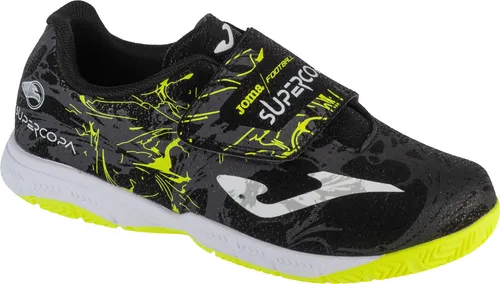 Joma Super Copa Jr 2401 IN SCJW2401INV, Hallenschuhe, für Jungen, Schwarz, Größe: 29