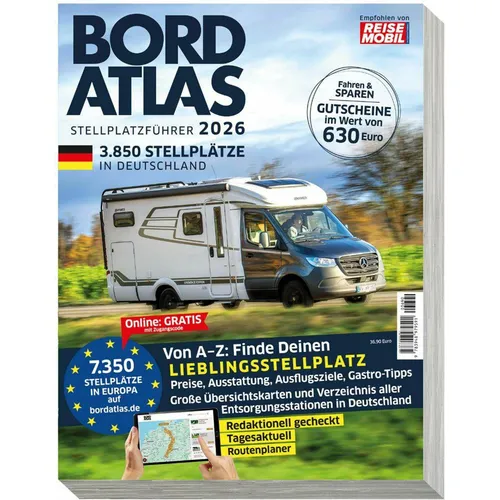 Bordatlas Stellplatzführer 2026