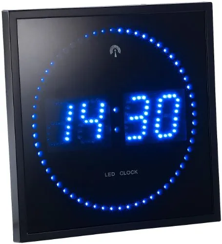 Produktbild Lunartec LED Funk-Wanduhr