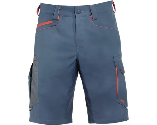 uvex Bermuda suXXeed, nachtblau, G.046 - Robuste Arbeitsbermuda - Arbeits- & Schutzkleidung mit patentiertem Flexbund und integrierter Werkzeugtasche für maximale Funktionalität und Komfort bei der Arbeit.